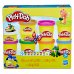 PLAY-DOH масса для лепки Блестки, 6 шт