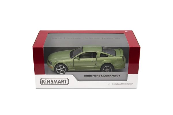 KINSMART Металлическая моделька 2006 Ford Mustang GT, масштаб 1:36