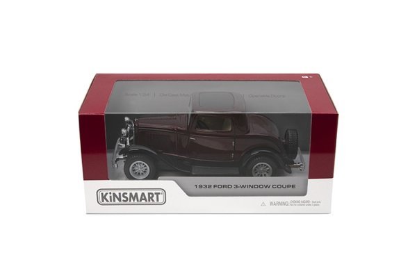 KINSMART 1932 Ford 3-Window Coupe, 1:34