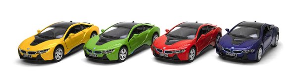 KINSMART Металлическая моделька Bmw I8, маштаб 1:38