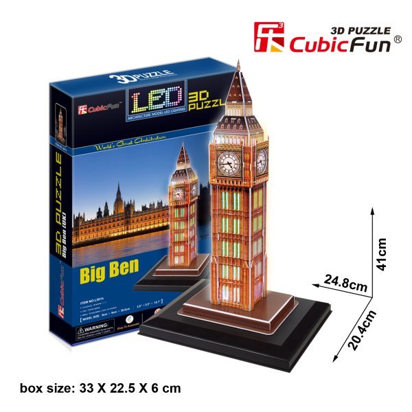 CUBICFUN 3D пазл Биг Бэн с LED