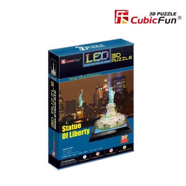 CUBICFUN 3D пазл Статуя Свободы c LED