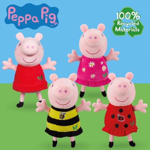 PEPPA PIG Эко мягкая игрушка "Свинка Пеппа", 20 см