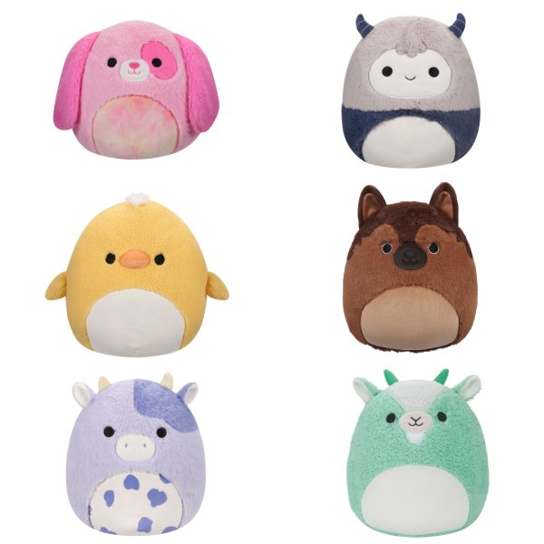 SQUISHMALLOWS W18 Fuzz-A-Mallows Мягкая игрушка, 30 см