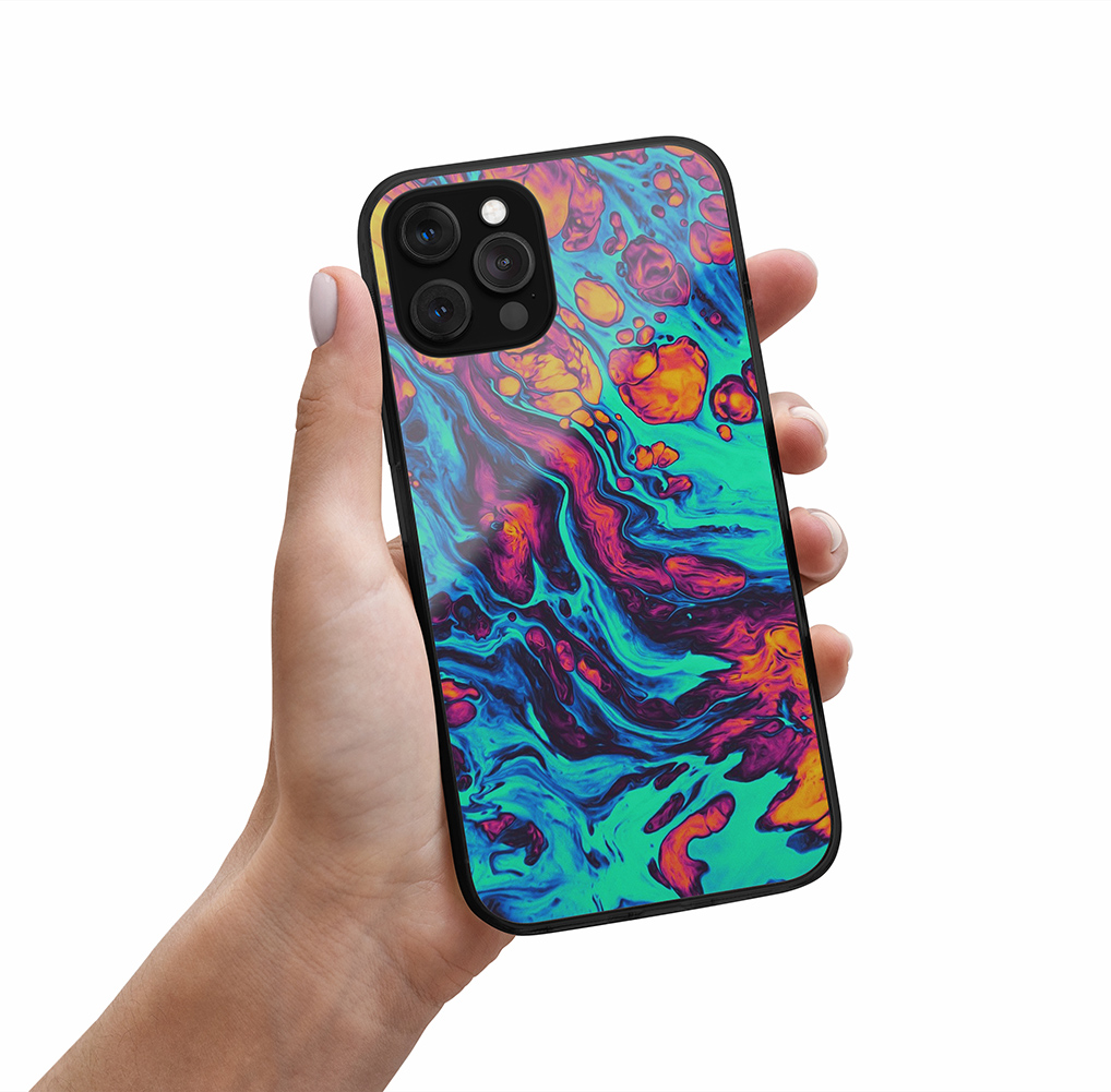 Fusion Print case силиконовый чехол для Apple iPhone 15 (дизайн F1)