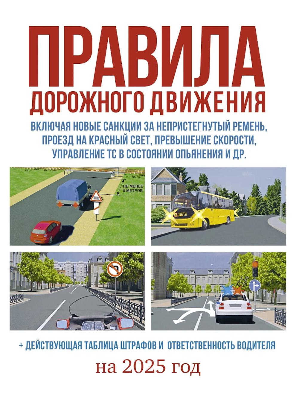 Правила дорожного движения на 2025 год. Действующая таблица штрафов и ответственность водителя