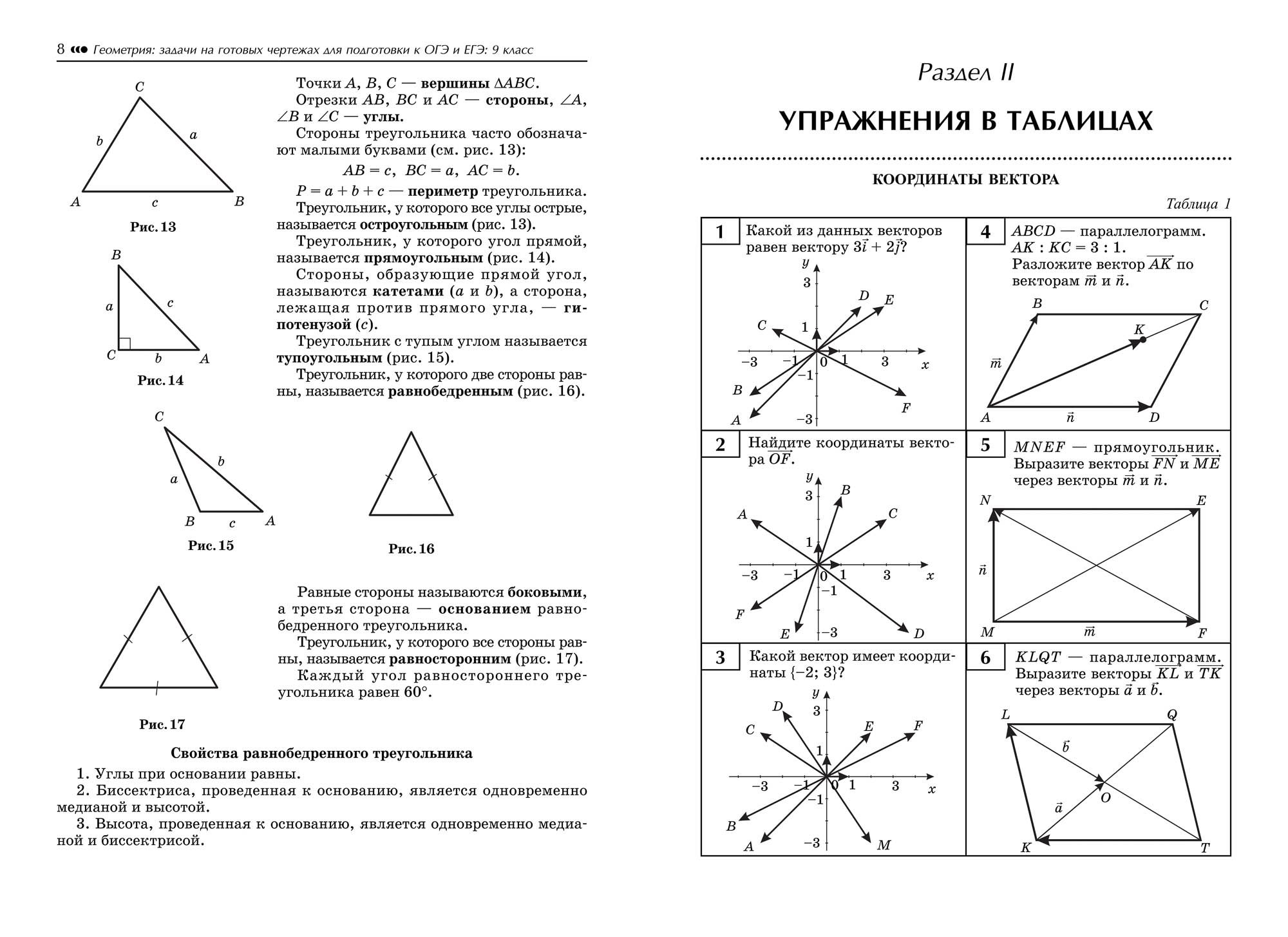 Геометрия задачи на готовых чертежах для подготовки к огэ и егэ 9 класс