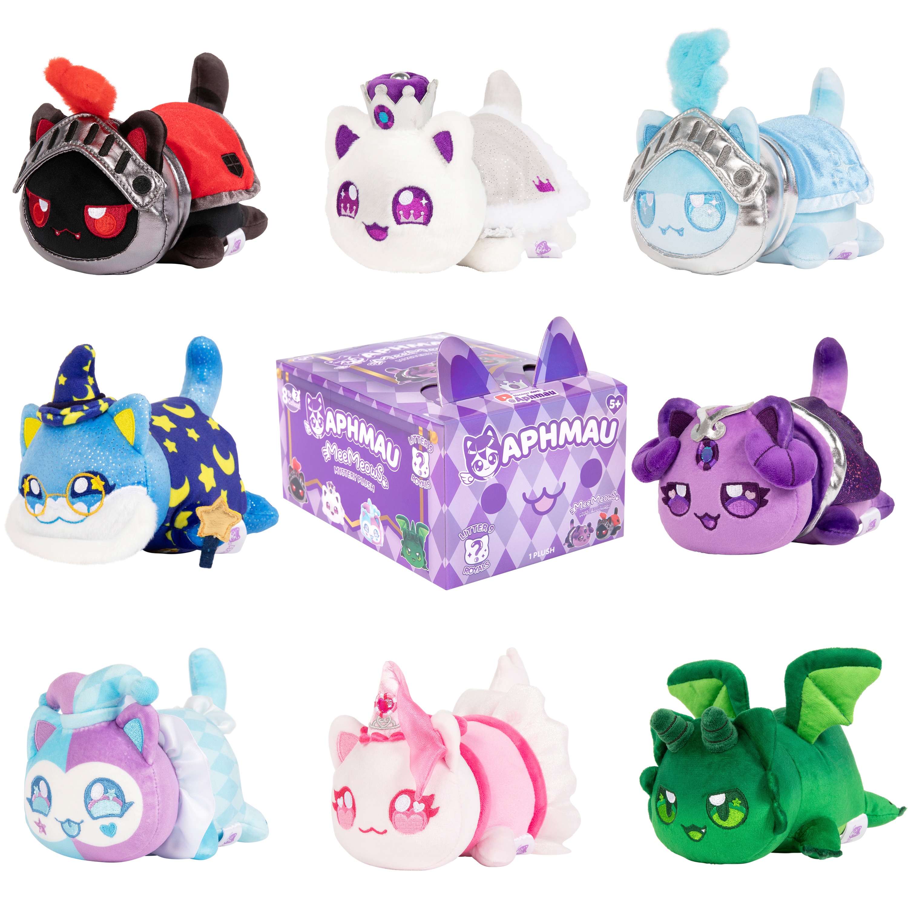 APHMAU MeeMeow Плюш в упаковке-сюрприз "Royals", 15 см