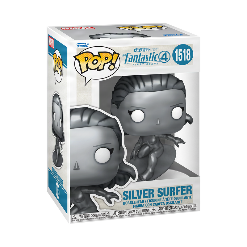 FUNKO POP! Vinyl: Фигурка: Marvel: The Fantastic Four: First Steps - Silver Surfer