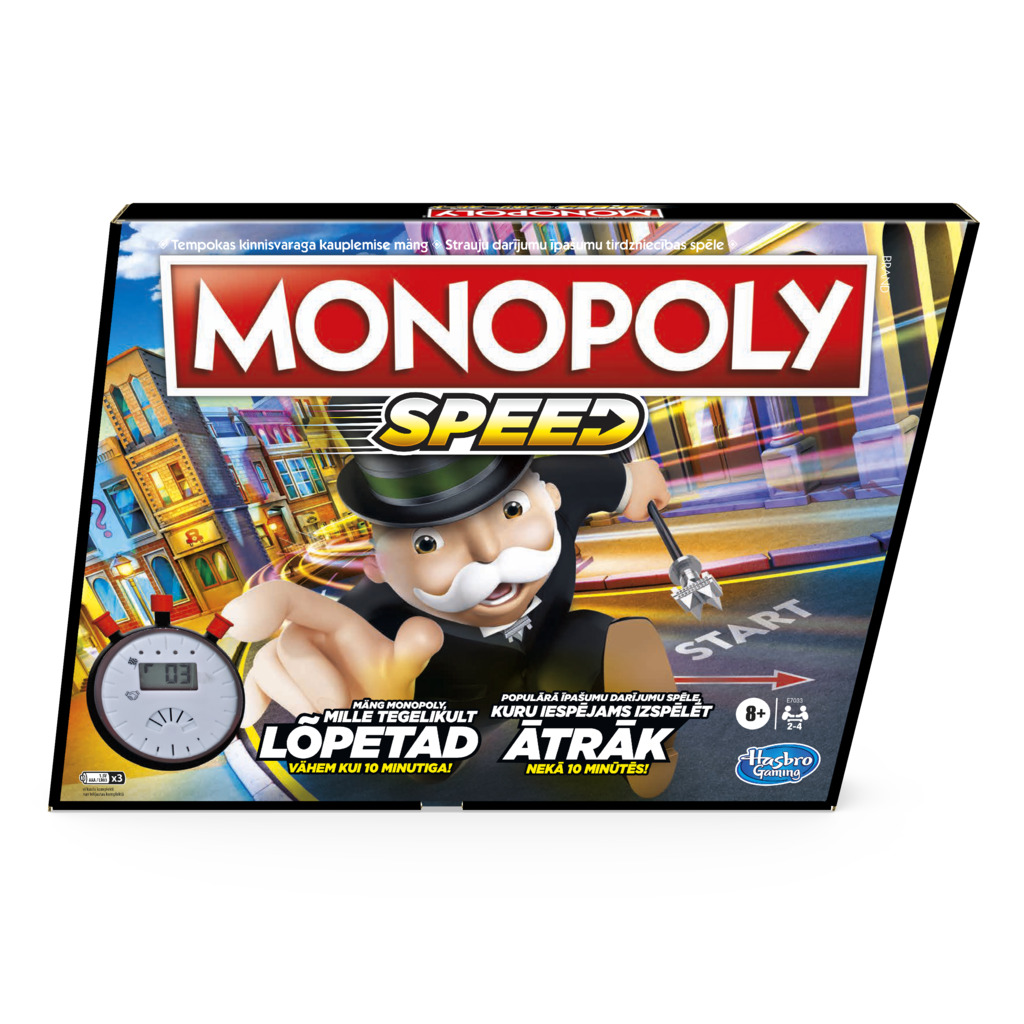 MONOPOLY Настольная игра Гонка (на эстонском и латышском яз.)